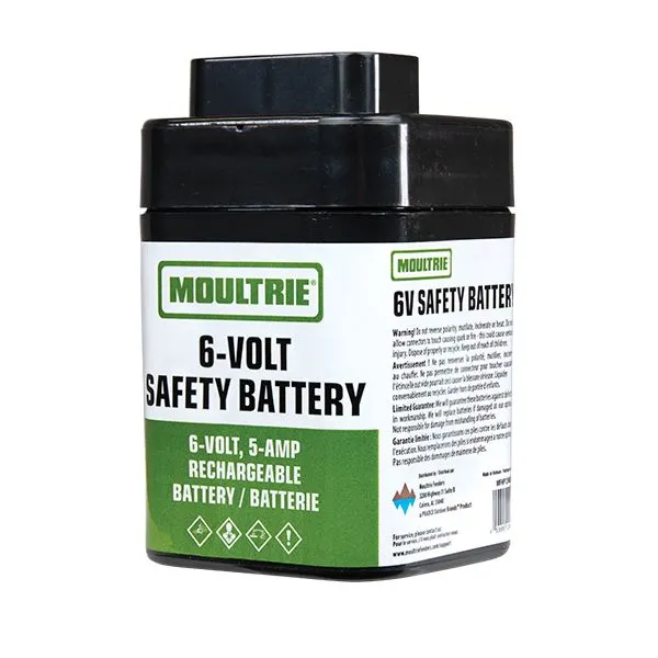 MOULTRIE 6-volt 5 amp Rechargeable Safety Battery