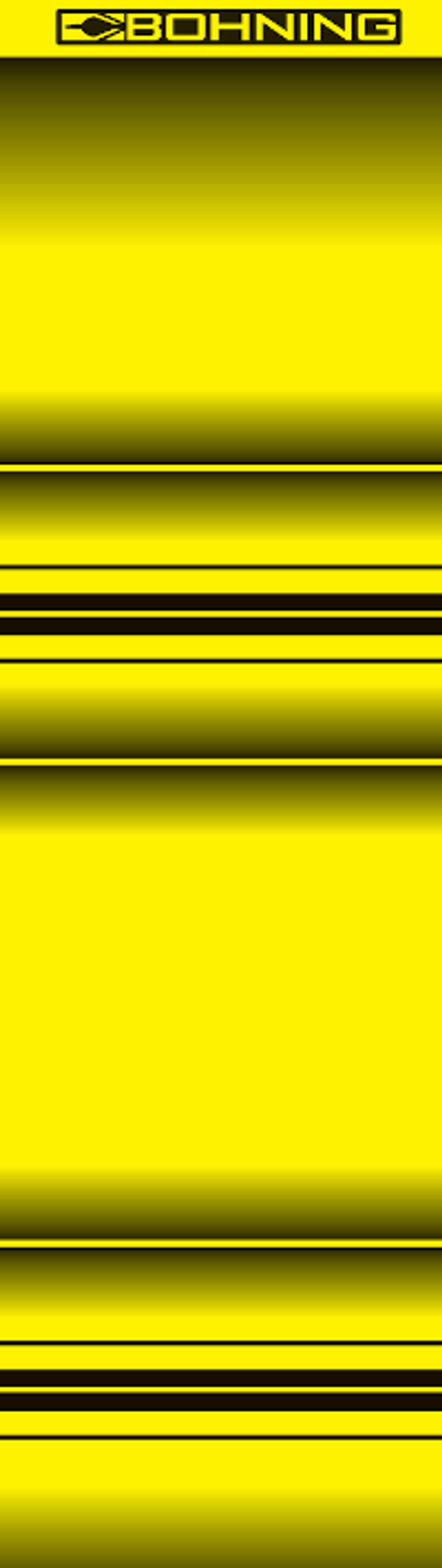 Bohning Wrap, 4", Standard, Yellow Airbrush, 13pk