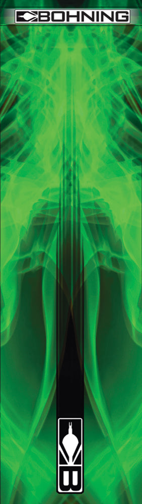 Bohning Wrap, 4", Standard, Green X-Ray, 13pk