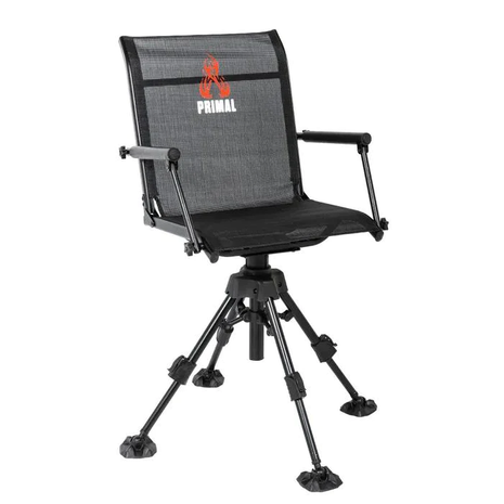 Pursuit Gear Primal Outdoors Silent Swivel Blind Chair