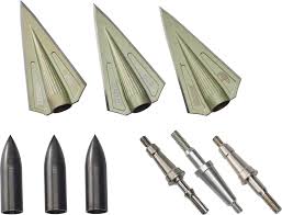 Bear RazorHead VWS Double bevel broadhead kit Green