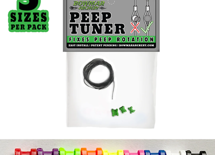 BOWMAR Peep Tuner (3pk)