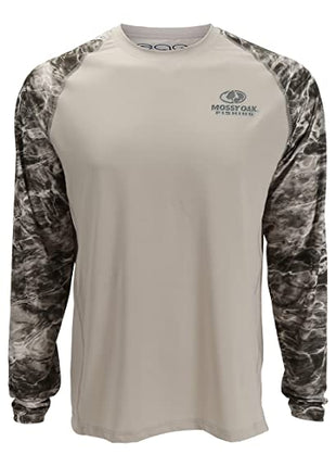 PARAMOUNT EAG Elite Mossy Oak Elements Long Sleeve Performance Fishing Shirt Manta S