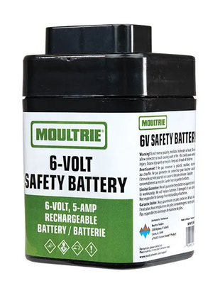 MOULTRIE 6-volt 5 amp Rechargeable Safety Battery