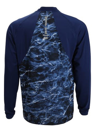 PARAMOUNT EAG Elite Mossy Oak Elements Quarter Zip Performance Long Sleeve Pullover