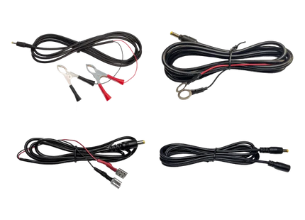 WISEEYE 12 VOLT POWER CORDS FULL KIT WITH CLAMP 5FT