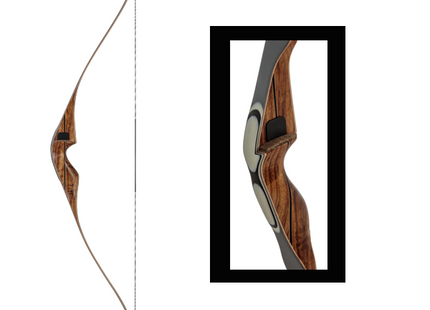 Bear Kodiak Magnum Recurve Bow - Shedua/Gray (52")