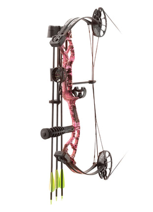 PSE MINIBURNER READY TO SHOOT PACKAGE RIGHT HANDED MUDDY GIRL CAMO 25-40LBS