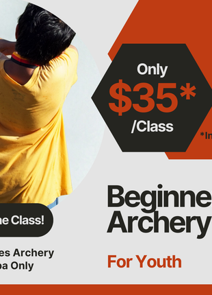 Beginner Archery Class for Youth - Includes Rental