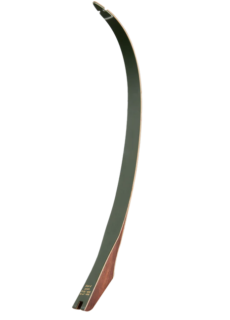 Bear Limbs, Take Down #1 55# Bubinga With Green Glass