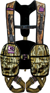 HUNTER SAFTEY SYSTEM NEW LADY HYBRID HARNESS MOSSY OAK 250-300LB M/L