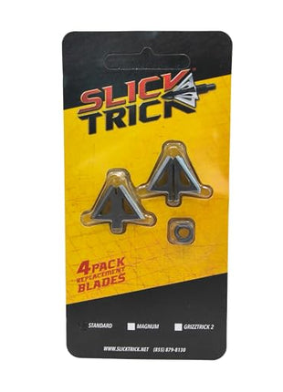 SLICK TRICK 4pk, 1' Standard Extra Blades 100/125gr