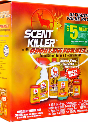 Wildlife Research Super Charged Scent Killer Kit Box Kit