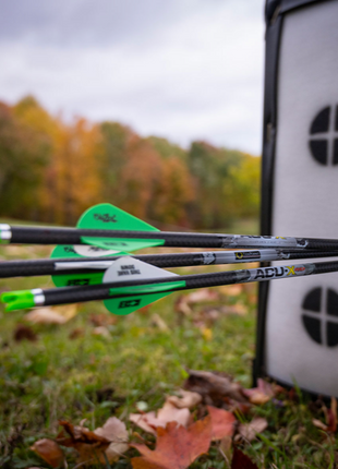 TENPOINT ACU-X RD Carbon Arrows, 20", w/ ACU-X Nock .001" Green (6pk)