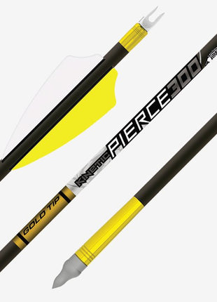 GOLD TIP ARROW PIERCE PLATINUM (.166) 250 2" Raptor Vanes (6)