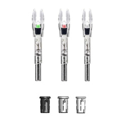Nockturnal Shift Universal Size - Red Lighted Nock - 2-Pack