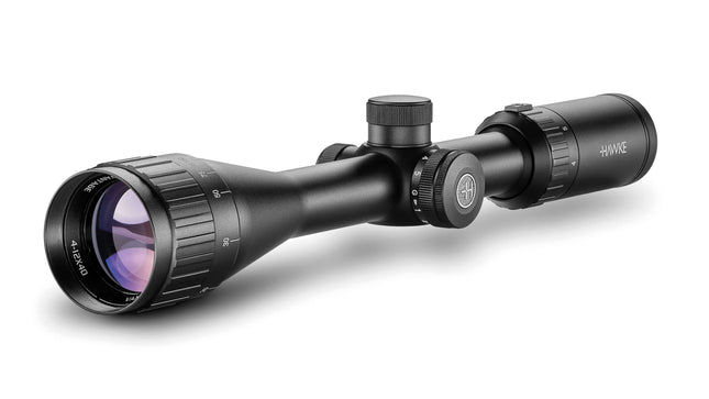 Hawke Riflescope 4-12x40 AO, 1", IR, Rimfire .22 WMR (Etched)