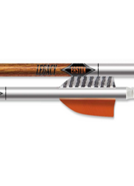 EASTON ARROW CARBON LEGACY 5MM 4" LH HELICAL FEATHERS 400 (EA)