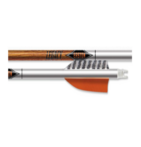 EASTON ARROW CARBON LEGACY 5MM 4" LH HELICAL FEATHERS 400 (EA)