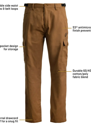 BLOCKER OUTDOORS Fused Cotton Ripstop Field Pant Alder LG