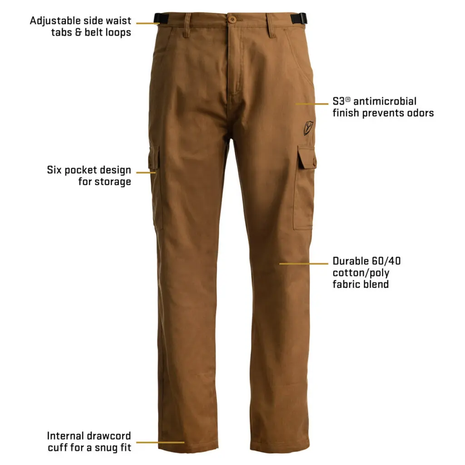 BLOCKER OUTDOORS Fused Cotton Ripstop Field Pant Alder LG