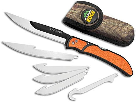 OUTDOOR EDGE RAZOR-BONE (Orange, 6-Blade Combo Set) (EA)