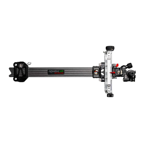 AXCEL Achieve XP Pro - UHM Diamond Weave Carbon Bar Compound - 9" - Right Hand - Black/Black