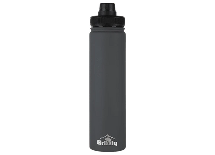 GRIZZLY 20oz Bottle Rubber Coated Stealth