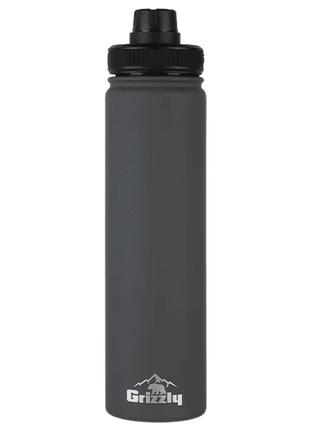 GRIZZLY 20oz Bottle Rubber Coated Stealth