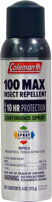 Coleman 100% Deet - 4oz.  - "Hot Show 30% Off"