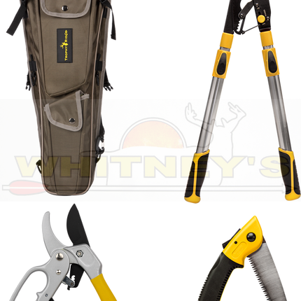 Trophy Ridge Trimmers Lopper Pruner Hand Saw Pack Black/Yellow