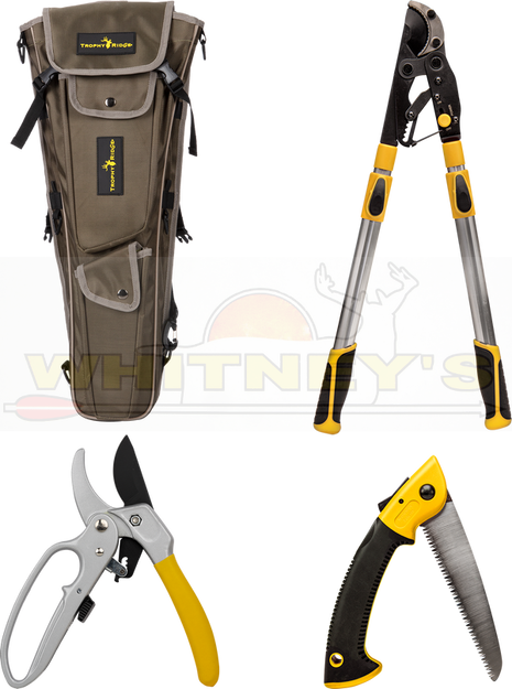 Trophy Ridge Trimmers Lopper Pruner Hand Saw Pack Black/Yellow