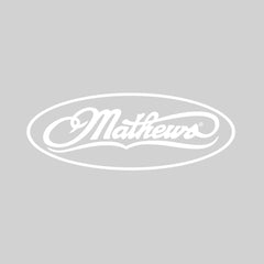 MATHEWS Mathews 7" Logo Decal | White
