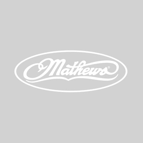 MATHEWS Mathews 7" Logo Decal | White