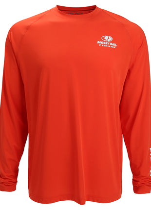 PARAMOUNT EAG Elite Mossy Oak Long Sleeve Solid Performance Fishing Shirt
