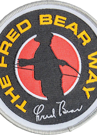 Fred Bear Way Stitch On Patch