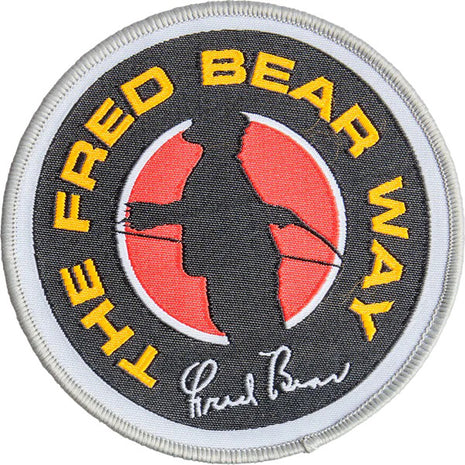 Fred Bear Way Stitch On Patch
