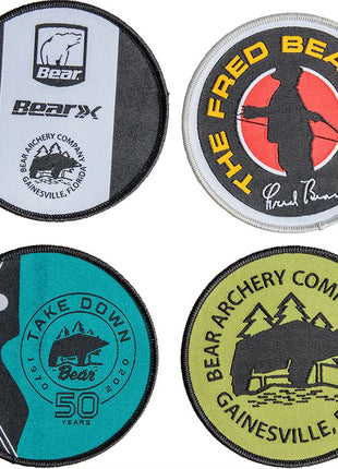 Bear Archery - Set of 4 Stitch On Patches