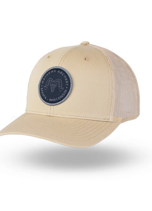 Mathews Apl Cap, Full Curl Khaki