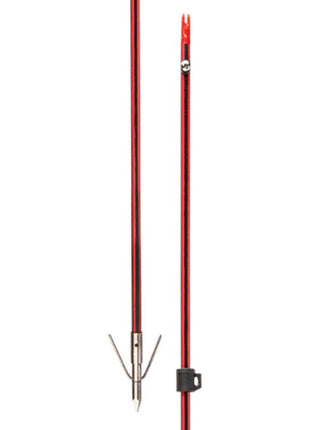 Cajun Wasp Arrow W/Piranha Long Barb XT Red/Black