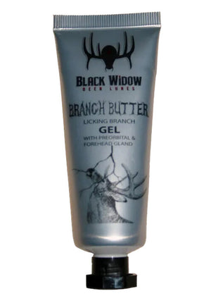 BLACK WIDOW DEER LURES Branch Butter 1.5oz. Tube Gold Label (Northern)