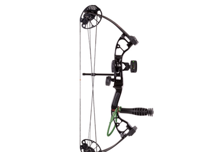 PSE MINIBURNER READY TO SHOOT PACKAGE LEFT HANDED BLACK 25-40LBS