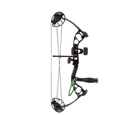 PSE MINIBURNER READY TO SHOOT PACKAGE LEFT HANDED BLACK 25-40LBS