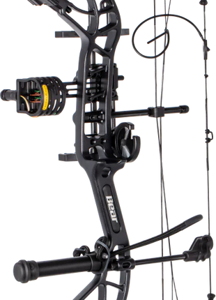 BEAR BOW PKG, CRUZER G4 (29") RTH 70# Black/Fred Bear Whiteout RH