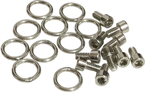 Cajun Slide Rings Silver