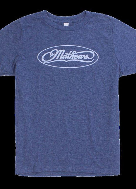 MATHEWS Tee - Youth Blue Logo