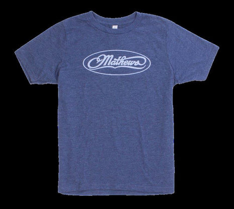 MATHEWS Tee - Youth Blue Logo