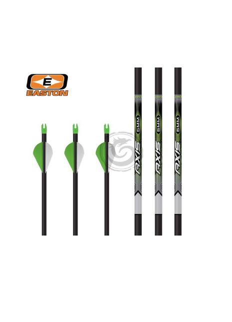 EASTON Arrow, Axis 5Mm 300 2'' Blazer Vanes W/ Ho (EA)