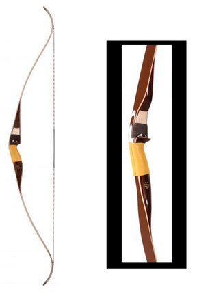 Bear Kodiak Satin (Special) Recurve Bow - Maple / Bolivian Rosewood (60")