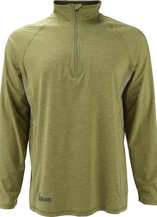 PARAMOUNT Mossy Oak Elements Men's Breeze Quarter Zip Coolcore Pullover Sun Shirt